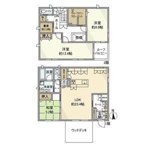 3LDK 間取り図