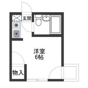 ワンルーム 間取り図