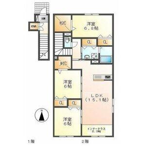 3LDK 間取り図