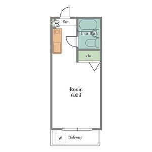 ワンルーム 間取り図