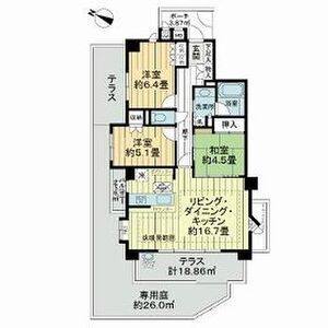 3LDK 間取り図