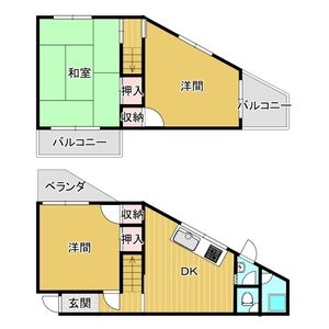 3DK 間取り図