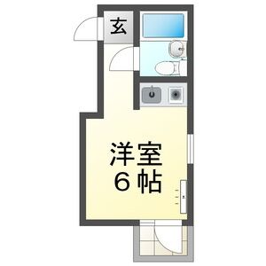ワンルーム 間取り図