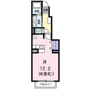 ワンルーム 間取り図