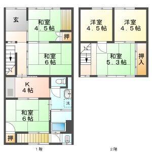 6LDK 間取り図