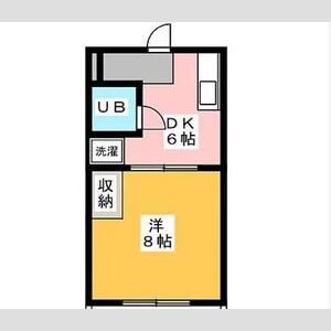 1DK 間取り図