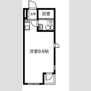ワンルーム 間取り図