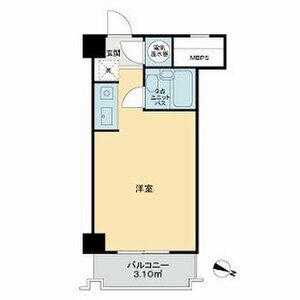 ワンルーム 間取り図