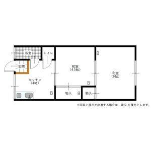 2K 間取り図