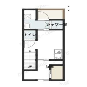 1DK 間取り図