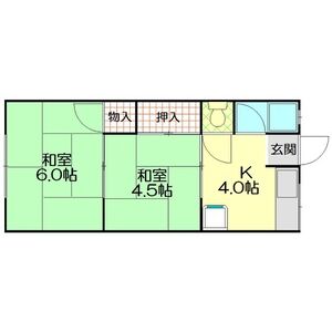 2K 間取り図