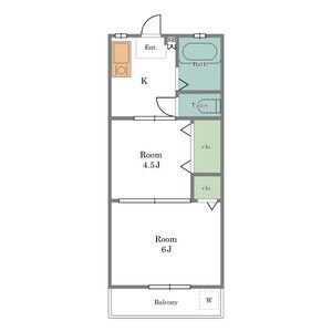 2K 間取り図