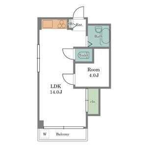 ワンルーム 間取り図