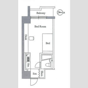 ワンルーム 間取り図