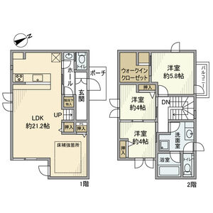3LDK 間取り図