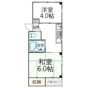 2K 間取り図