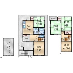 5DK 間取り図