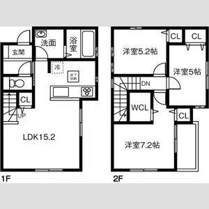 3LDK 間取り図