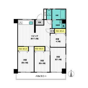 4LDK 間取り図