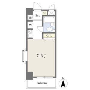 ワンルーム 間取り図