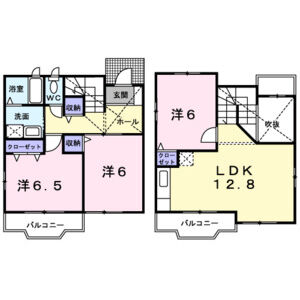 3LDK 間取り図