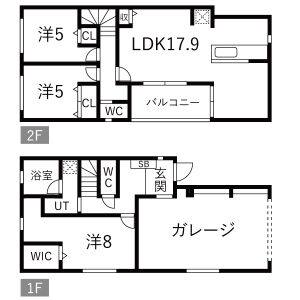 3LDK 間取り図