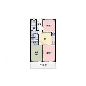 3DK 間取り図