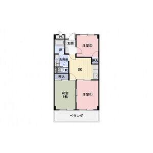 3DK 間取り図