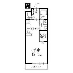 ワンルーム 間取り図