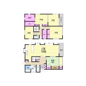 5LDK 間取り図