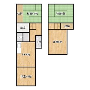 4DK 間取り図