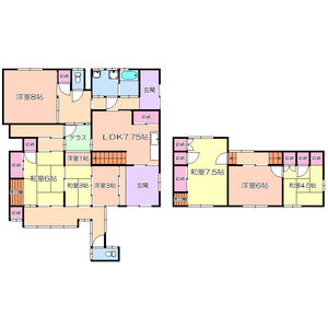 6LDK 間取り図