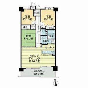 3LDK 間取り図