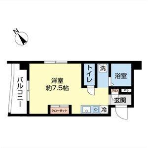 ワンルーム 間取り図
