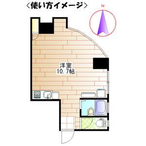 ワンルーム 間取り図