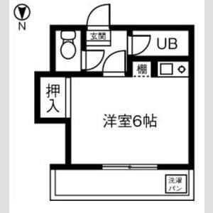 ワンルーム 間取り図