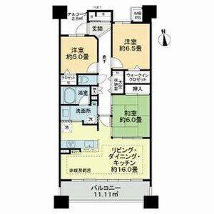 3LDK 間取り図