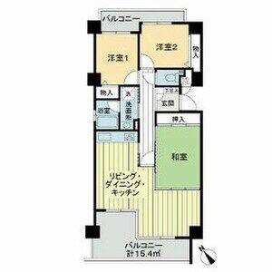 3LDK 間取り図