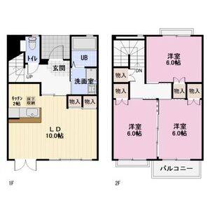 3LDK 間取り図