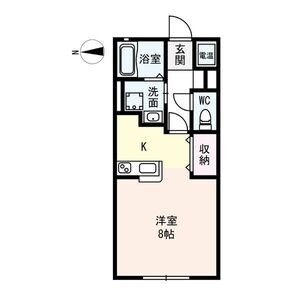 ワンルーム 間取り図