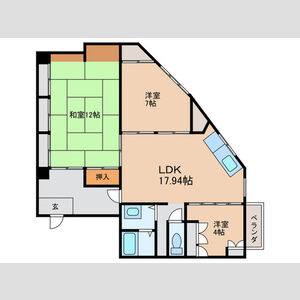 3LDK 間取り図