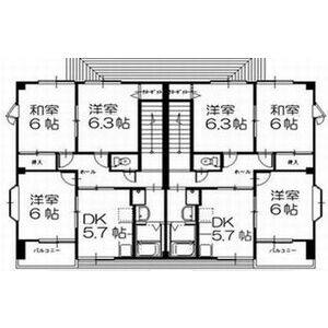 3DK 間取り図