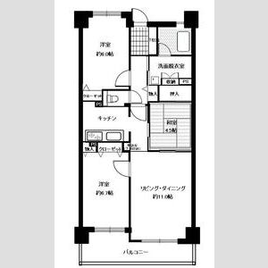 3LDK 間取り図