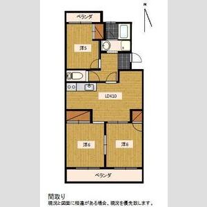 3LDK 間取り図