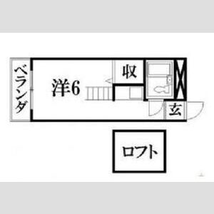 ワンルーム 間取り図