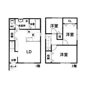 3LDK 間取り図