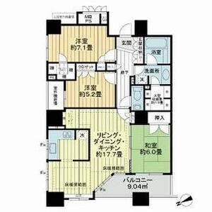 3LDK 間取り図