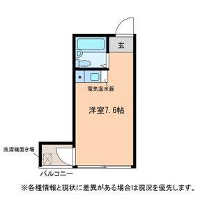 ワンルーム 間取り図