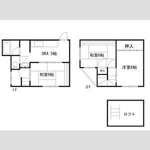 3DK 間取り図