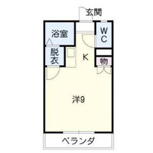 ワンルーム 間取り図